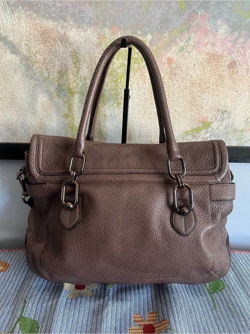 RARE Coach Kristin Leather Carryall/ Satchel 2011 EUC